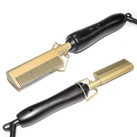 

2020 New hair straight comb hair straight brush pressing hot comb with factory low price