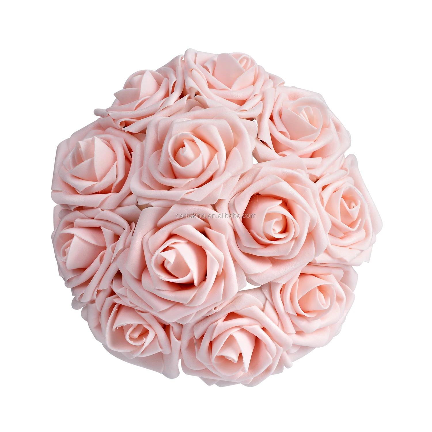 Bulk Blush Roses Artificial Flowers With Stem Eternal Rose For Diy