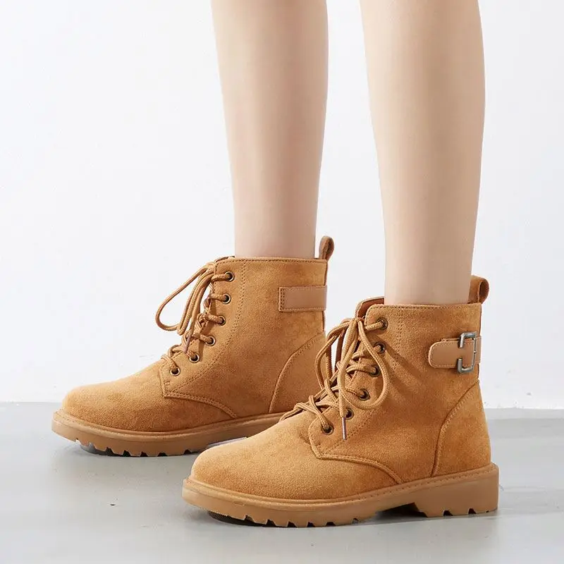

Hot sale fashion leather boots women casual sports shoes, Optional