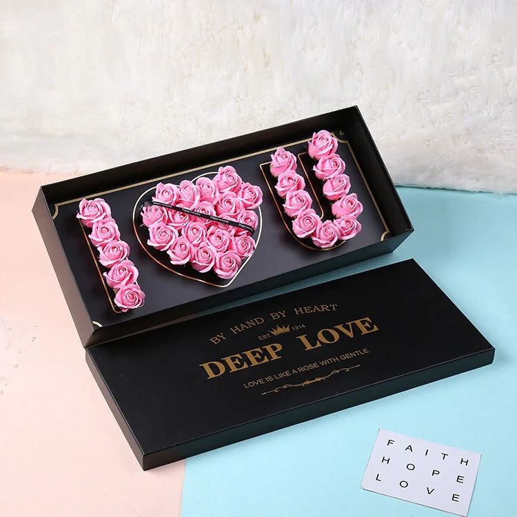 Wholesale Romantic Valentine s Day Rose Flower Box I Love You Gift Box Wholesale Romantic Valentine s Day Rose Flower Box I Love You Gift Box