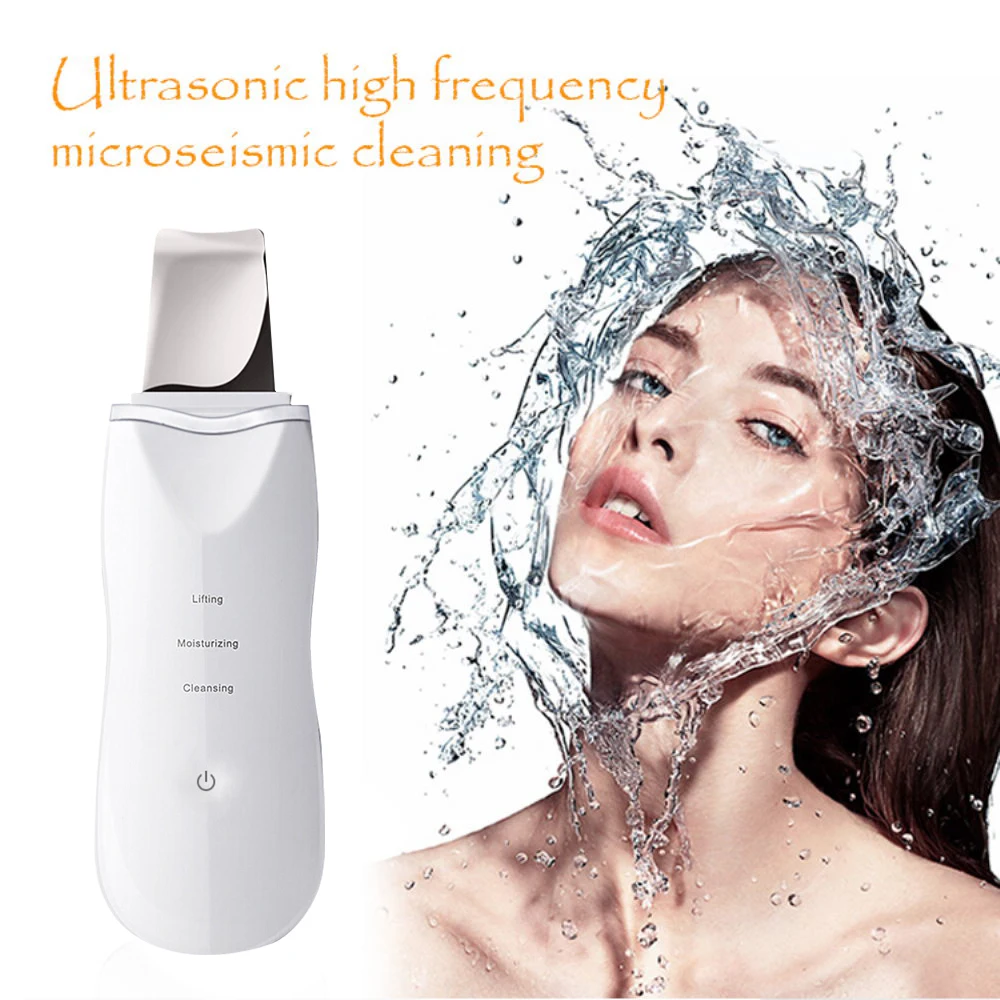 

beauty product ultrasonic skin scrubber facial lifting and exfoliating wand, Customized