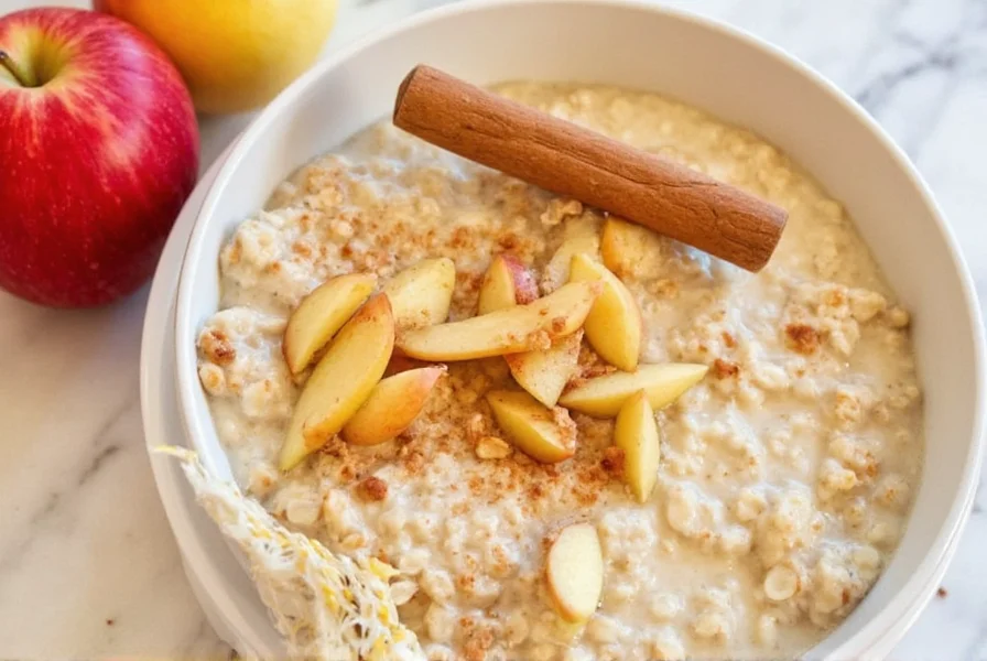 apple and cinnamon oatmeal