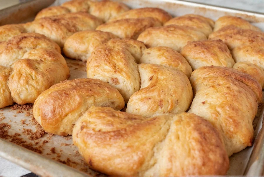 Step-by-step process of making cinnamon pull apart bread dough showing kneading technique and proper consistency