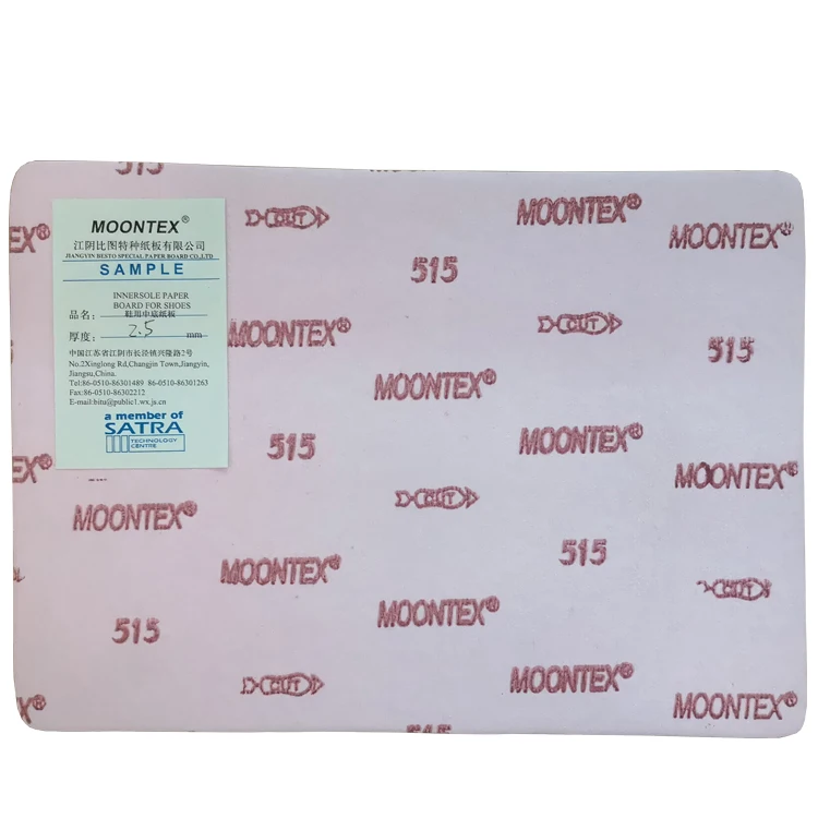 
Top quality 2.5mm insole paper board for shoes sole forming 