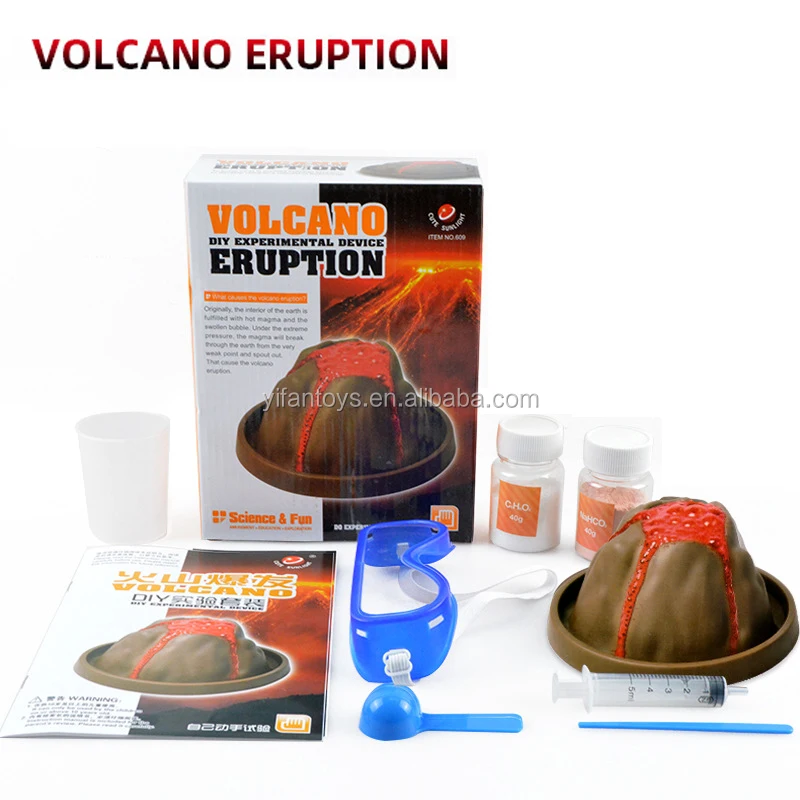 Kids Create Erupção Vulcão conjunto divertido Jogo Brinquedo Educativo 