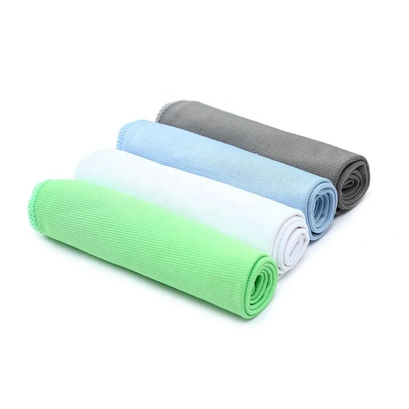 

Microfiber Cleaning Cloth For Hotel Bathroom Kitchen, White/green/blue/gray