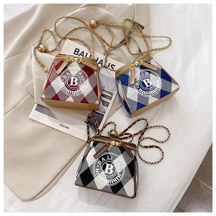 

Fashion designer simple luxury personality classic leisure canvas bucket bag for women, Customized color