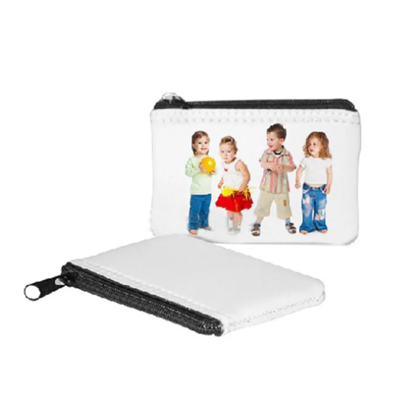 

C419 High Quality Blank Sublimation Leather Wallet Purse for Hot Transfer Printing Blank Consumables DIY Men Leather Case, White