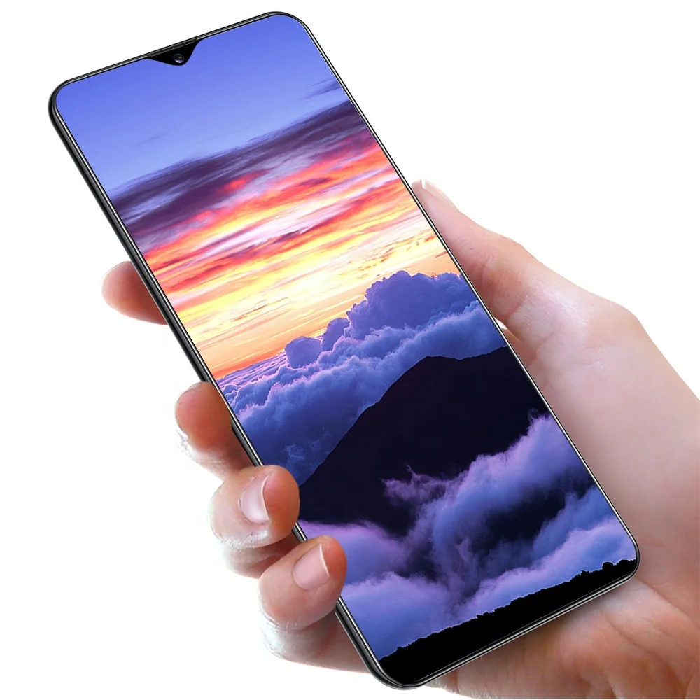 

New Telephone portable Android China smartphone S30U Plus with fingerprint Mobile Phones, White/black/blue