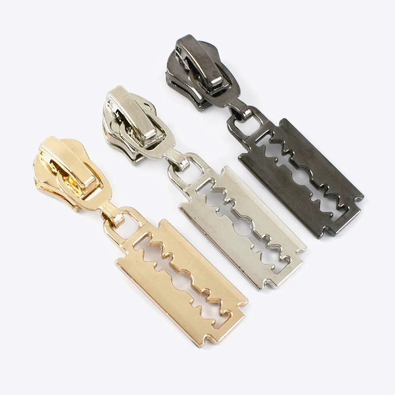 

Meetee ZT602 5# 8# High Grade Pull Tabs For Alloy Nylon Resin Zip Garment Repair Sewing Accessories Zipper Slider