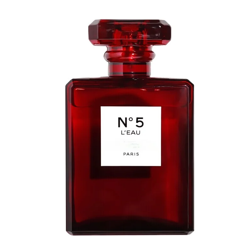 

100ML S+ Quality Version C0py N5 Eau de N5 Parfum Nr.5 Limited Edition Rote Flasche for women, Transparent