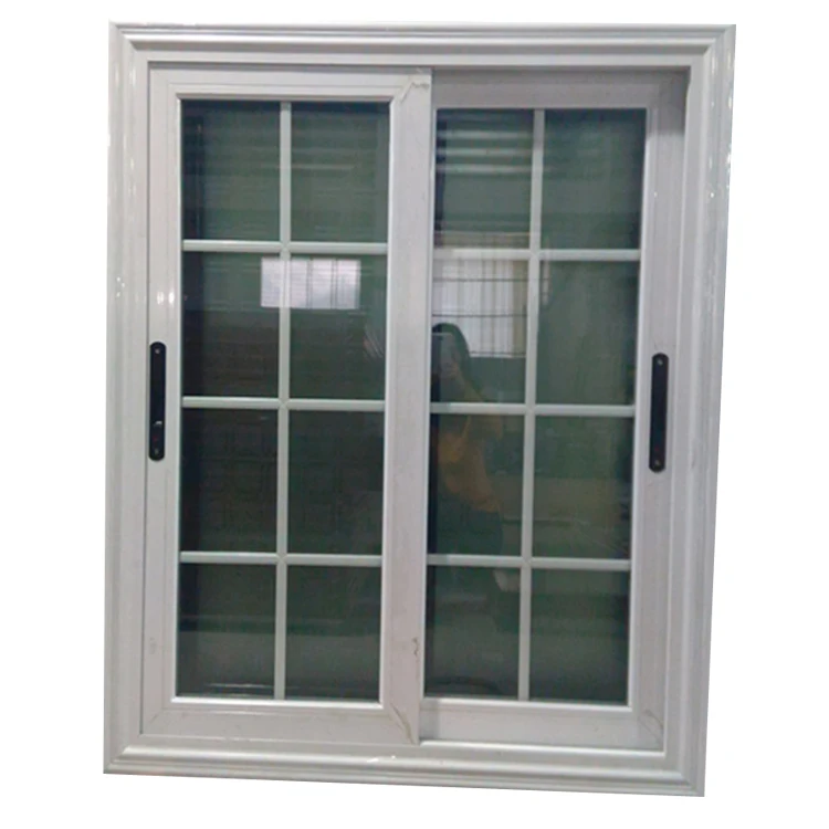 Ghana Modern Style Aluminium Frame Sliding Glass Window With Mosquito