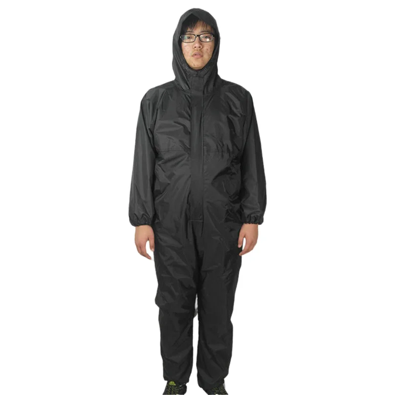 

Wholesale waterproof adult one-piece raincoat rain-proof oil-proof dust-proof paint one-piece overalls suit