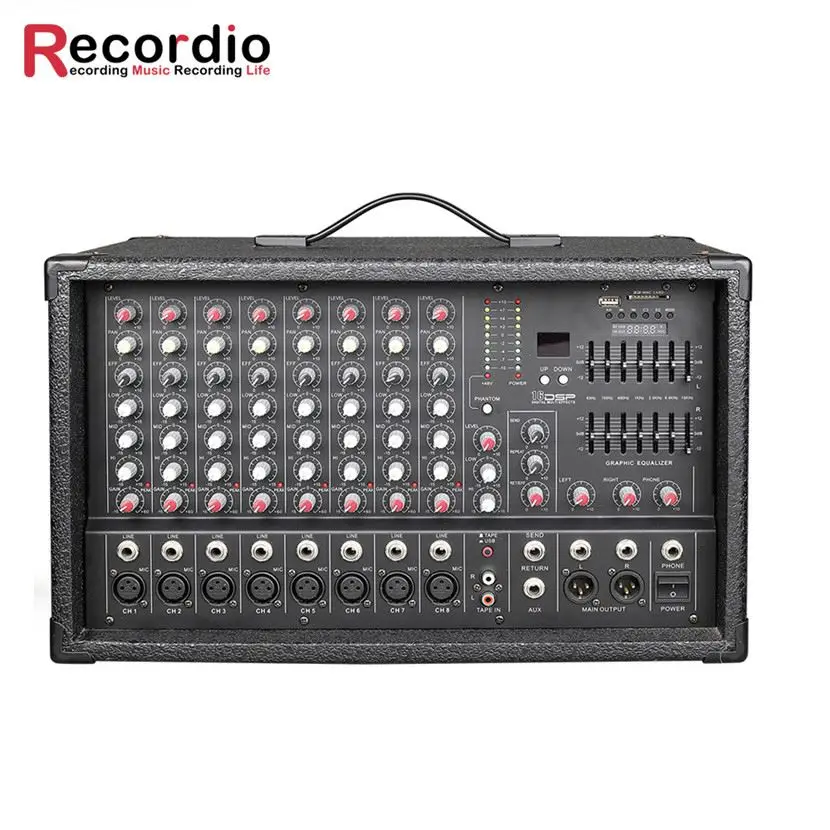 

GAX-EB8 New Design Dj Digital Audio Mixer With Great Price