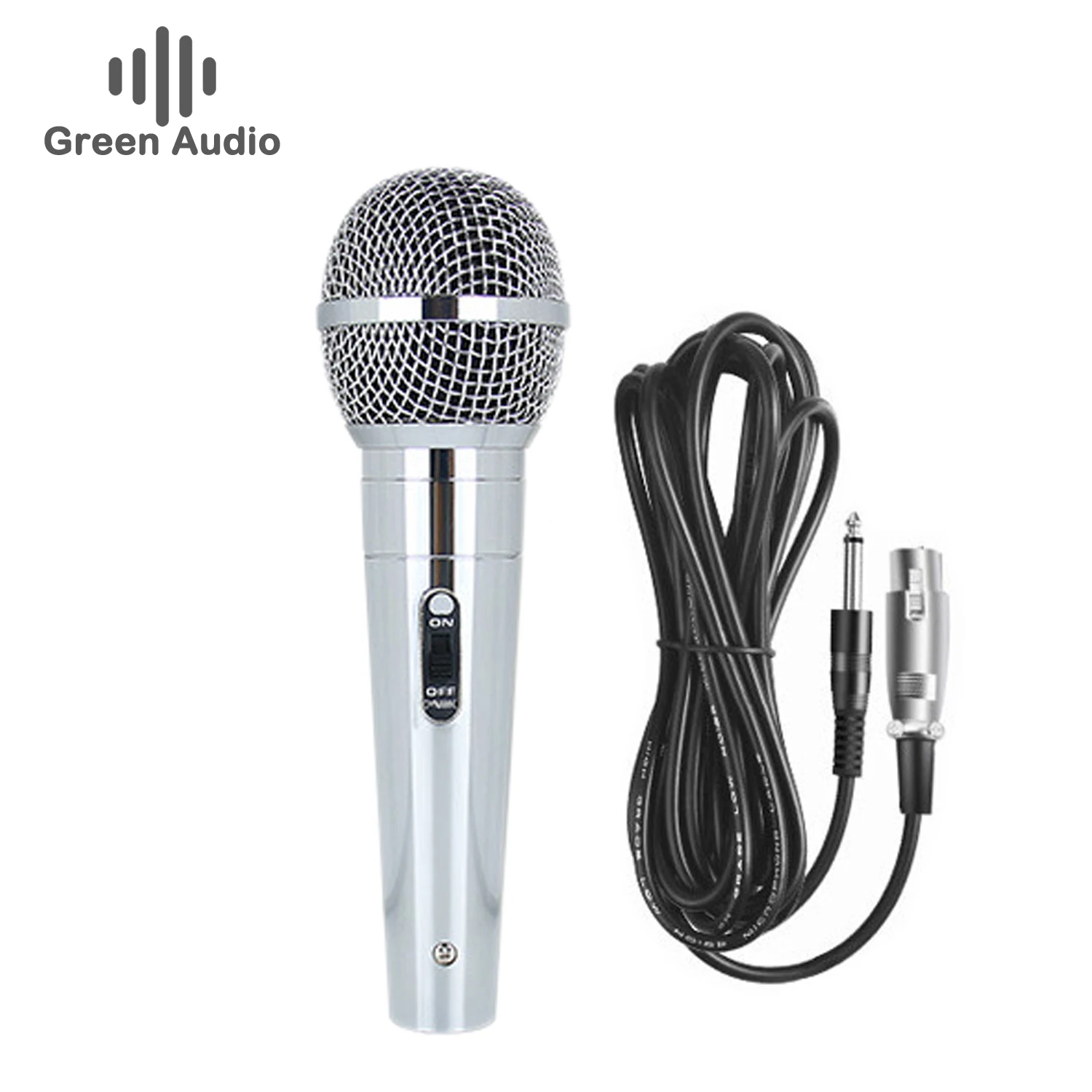 

GAM-590 Recordio Metal Handheld Speaker Microphone Wired Dynamic Microphone KTV Conference Performance