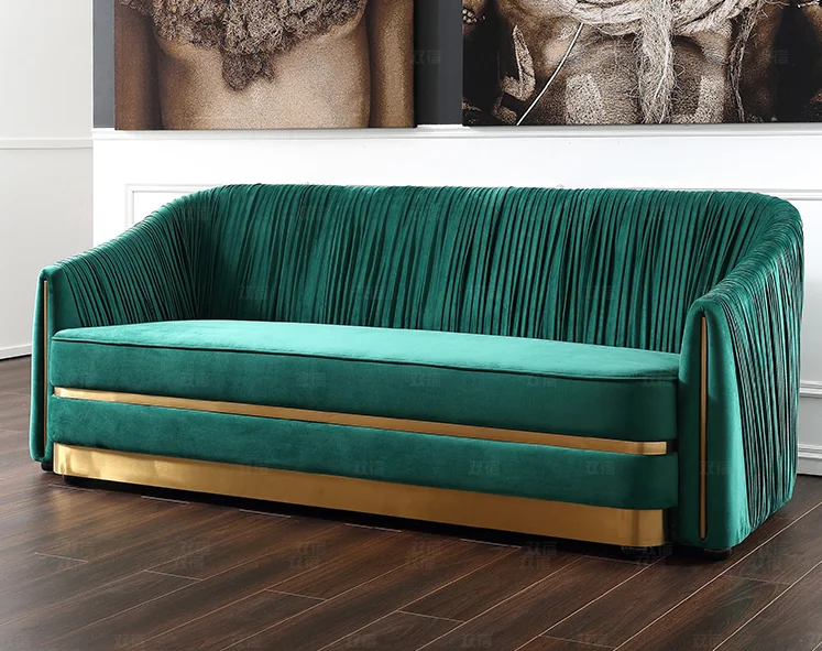 Italian stype Cheap Price Home furniture sofa  velvet couch living room sofa