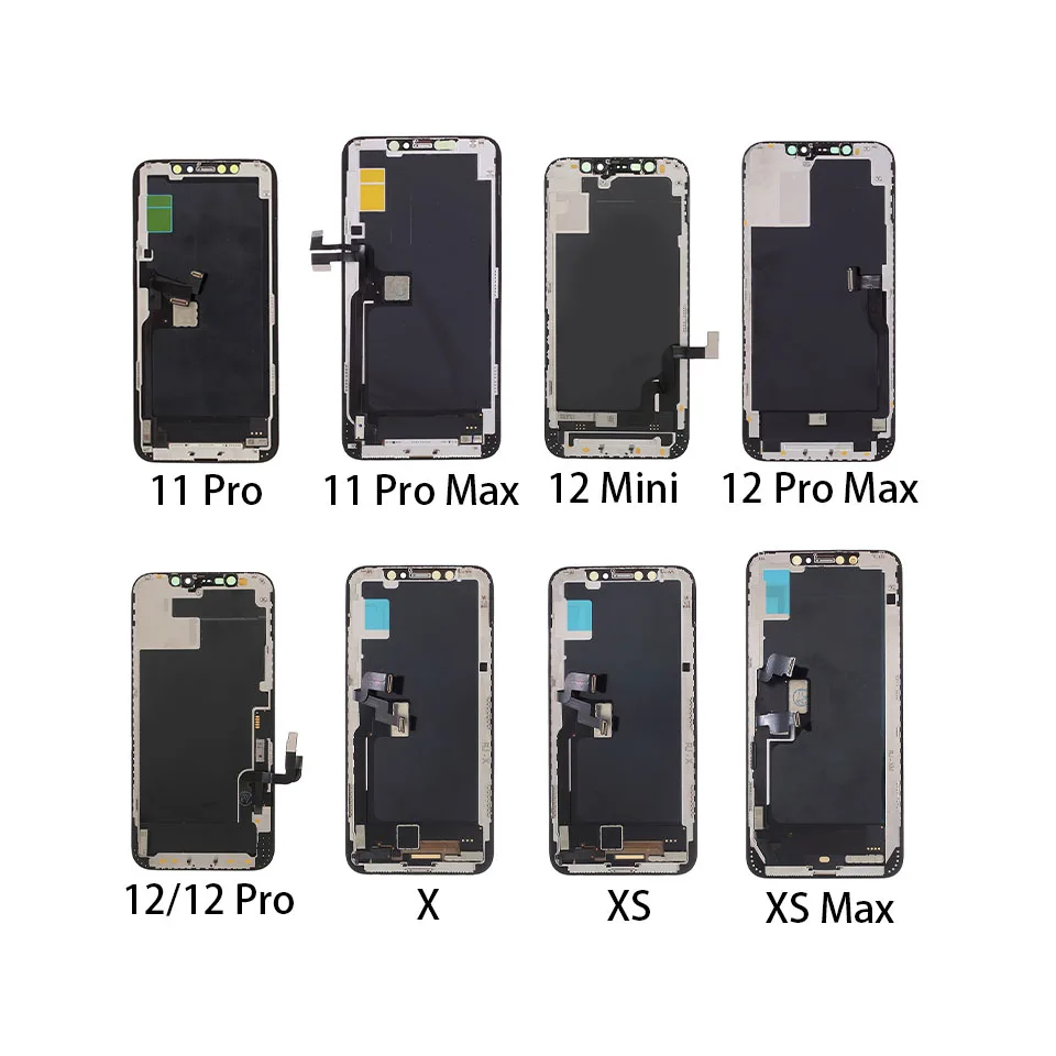 

Mobile Phones LCD Screen for iPhone 11Pro 11ProMax 12Mini 12ProMax 12 12Pro XS XSMax Phone Replace Screen for iphone x display