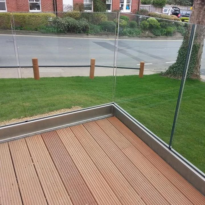 

YL Modern Glass Railing for Stairs frameless glass balustrade stairs stainless steel