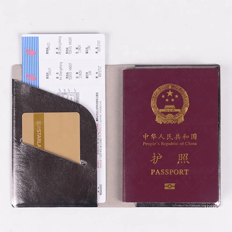 

2019 Custom Personalized Passport Organizer Sublimation Passport Cover Laser PU Passport Holder, Customized color