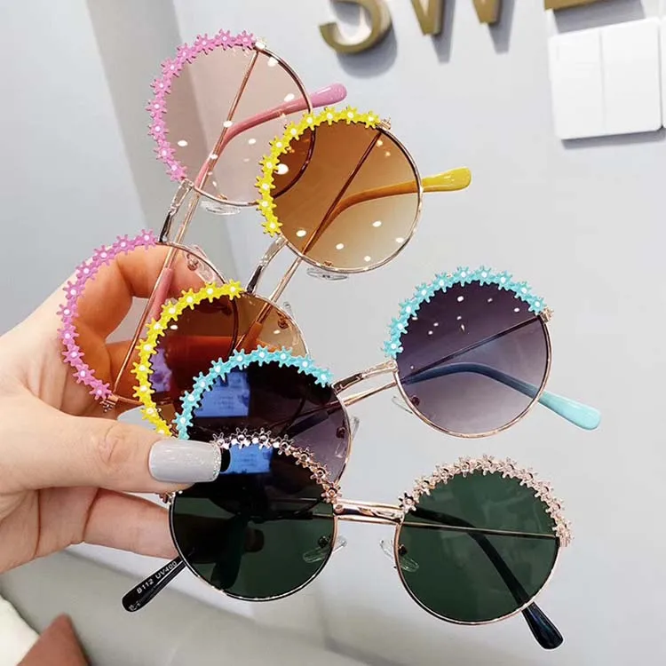 

Fashion pearl sun glasses baby little girls trend personality children boys sunglasses for kids, As the picture show