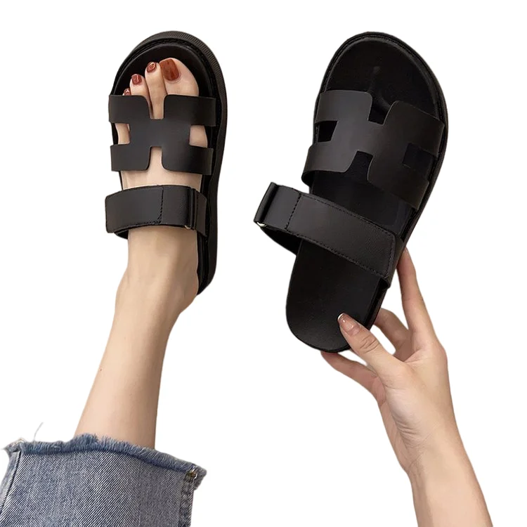

Wholesale winter large size Slippers Yeez flat heel slippers for men and women