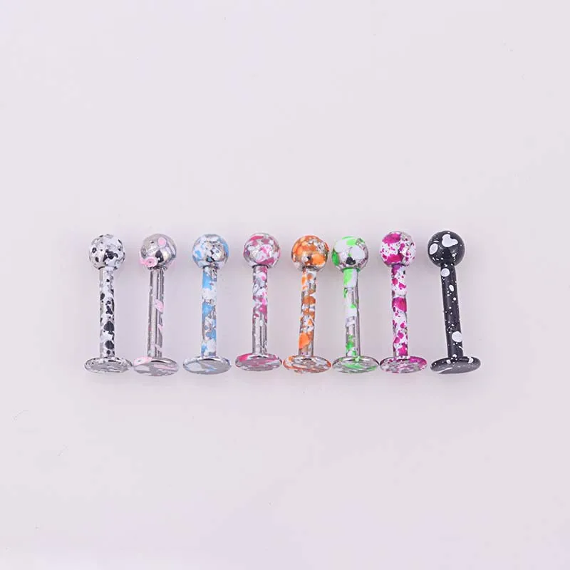 

2021 Sailing Piercing Jewelry Sex Tongue Bars Surgical Stainless Steel Barbell Rings Mixed Ball Labret Stud