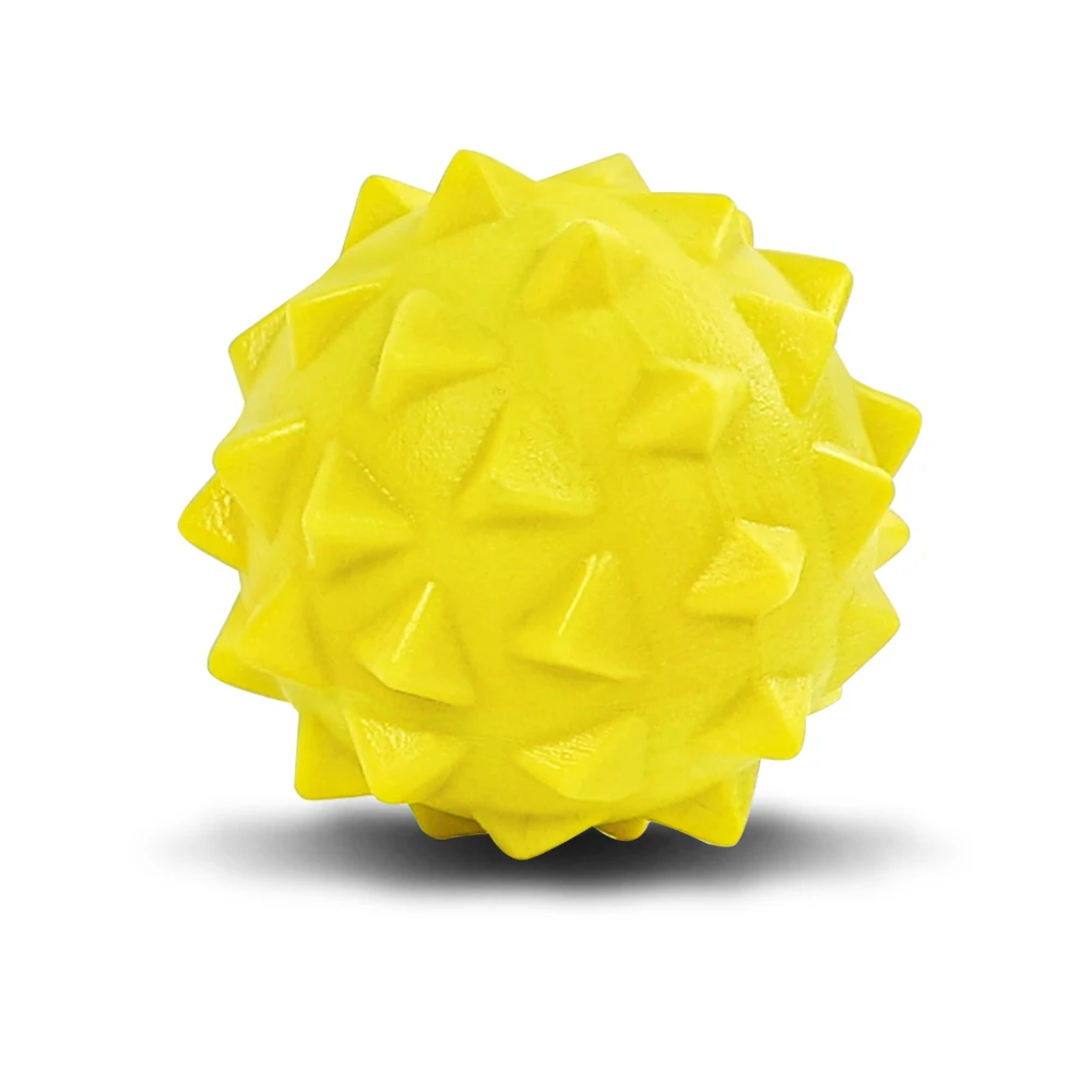 

Usable popular spiky ball Portable TPE Material Spiky Massage Yoga Ball for Deep Tissue Massage, Yellow, blue,orange, pink