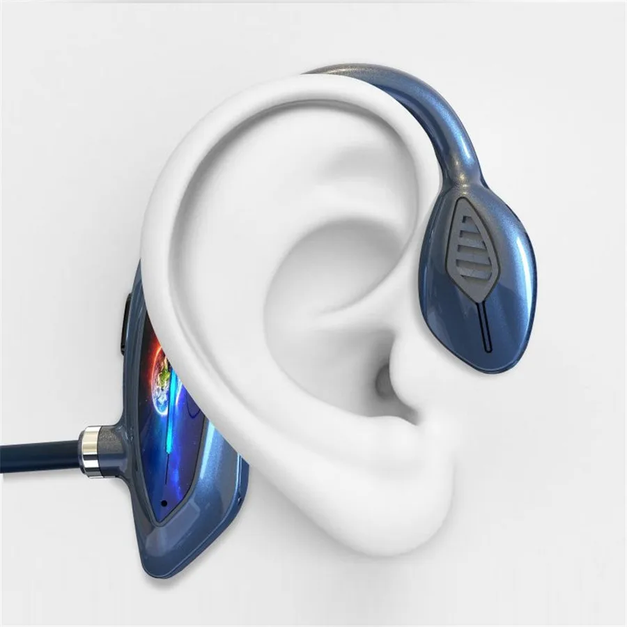 

Awesome Color Semi-open Headphone Game Mp3 Bone Conduction Headset Waterproof bone conduction headphone with microphone