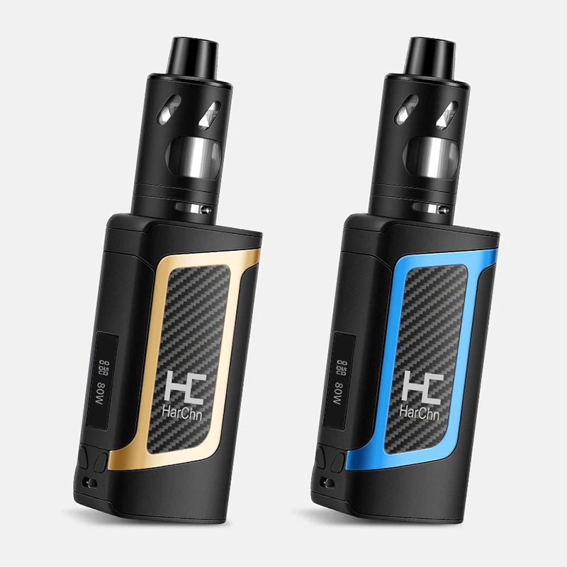 

vapor starter kits Thick smoke and good taste box mod HC 80w vape mod kit vape mods, Black silver red gold