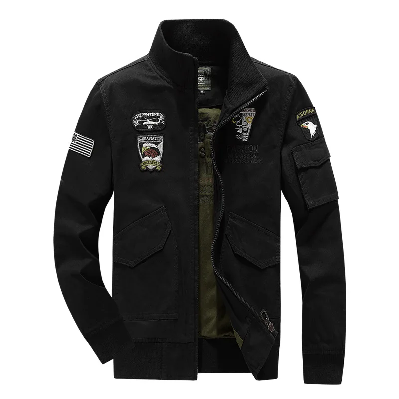 

New Product Wholesale Plus Size Men'S Custom Jackets bomber zip up Jackets Men Jackets And Coats 2021, Picture shows