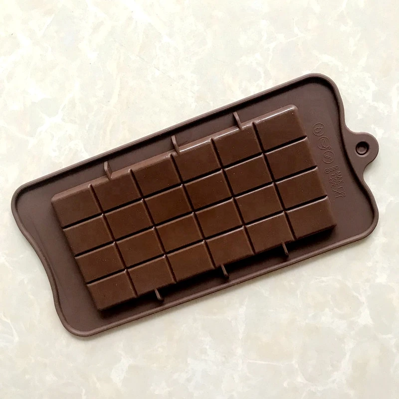 

Chocolate Mold Cake Bakeware Kitchen Baking Tool Candy Maker Sugar Mould Bar Block Ice Tray Cake Tool Safe Easy Clean, As shown