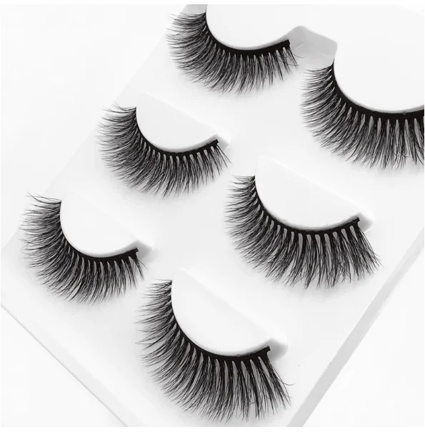

Wholesale very soft luxury 3D faux 25mm faux mink eyelash vendor customized boxes packaging, Black color