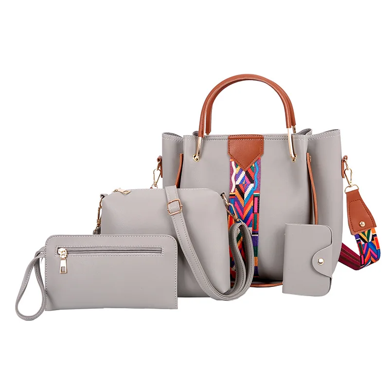 

2022 Women Purses And Handbags Ladies Wallet Bag Set 4-pices