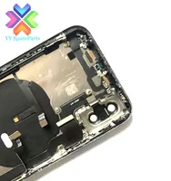 

100% Original Replacement For iPhone X Rear Glass Back Battery Cover Case Housing With Small Parts