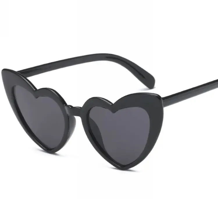 

Fashion Retro Vintage Cute Heart Sunglasses Mirror Female Luxury Brand Designer Sun Glasses For Women Plastic, Colors