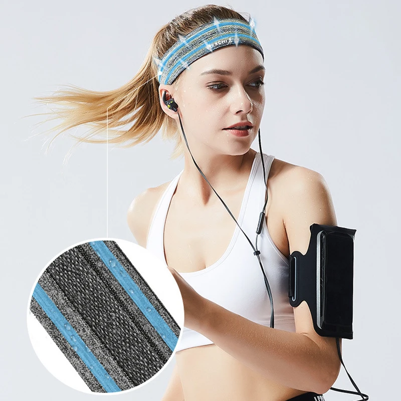 
2020 China elastic sweatband headbands for women elastic sweatband 