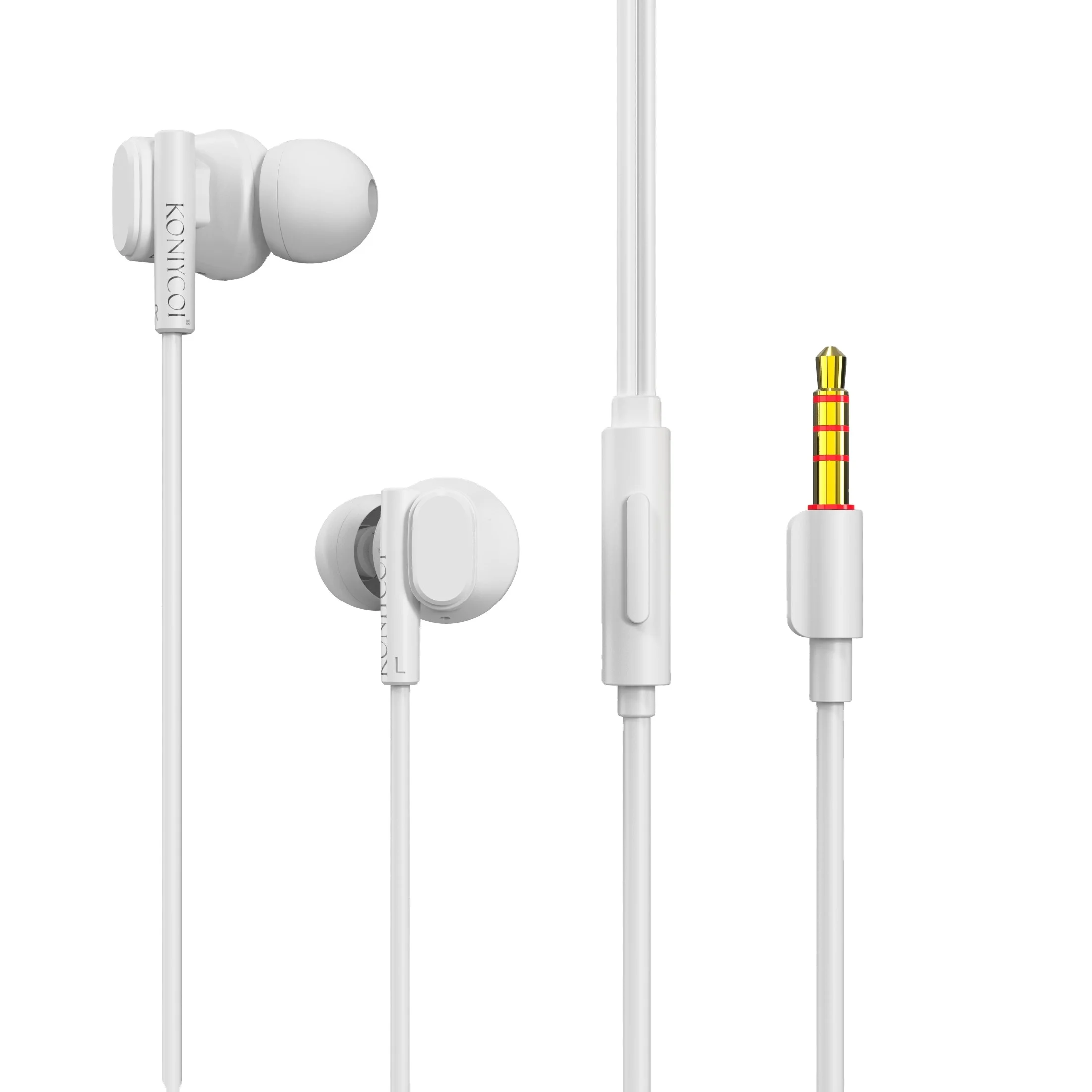 

Koniycoi New Arrival Sk9 3.5Mm Earphones Stereo In Ear Earbuds With Microphone Waterproof Headphones Compatible With Iphone