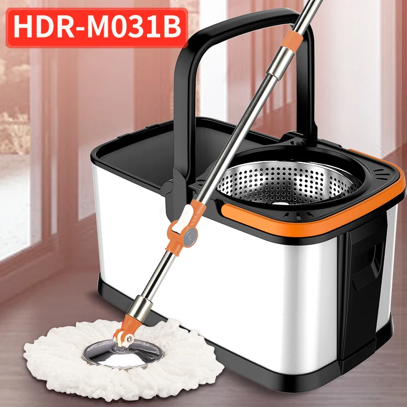 

Factory supply cheap price high quality magic 360 spin mop floor flat mop, Orange