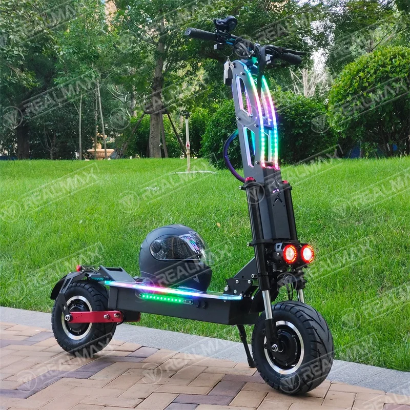

China cheap 2 wheel electric scooters folding 13inch 8000w 60v adult electric scooter with seat