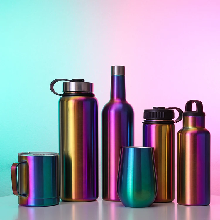 

EVERICH top seller 18/20/32oz stainless steel portable water bottle ,double wall vacuum mug and tumbler with lid and handle, Customized color
