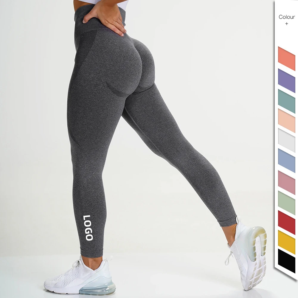 

Private Label Smile Fitness Yoga Wear Leggings Cellulite Seamless Lift Gym Leggings Women's Yoga Scrunch Butt Leggings, Customized colors