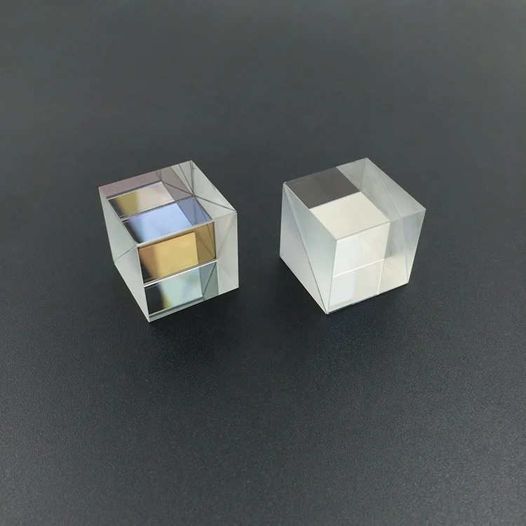 30x30mm Optical Glass Cube Dichroic Dispersion Beam Splitter Prism for Spectrometer Experiment Prisma