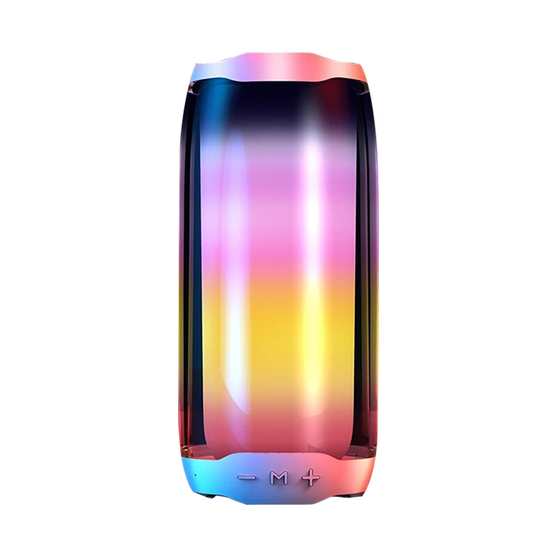 

High Quality Portable Mini RGB Wireless Bluetooth Speaker, LED Light Wireless Speaker, Wireless Bluetooth Light Speakers, White/ balck