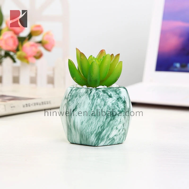 
Wholesale Mini Geometric Succulent Plant Pots Ceramic Small Flower Planter pot with Drainage Hole 