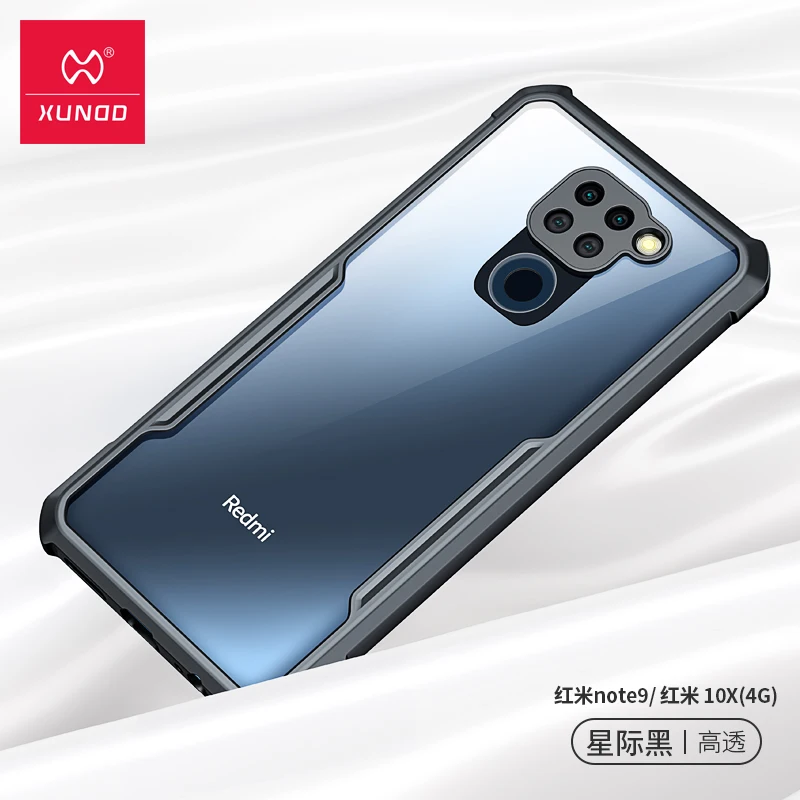 Xundd Case Transparent Pc Tpu Mobile Phone Case Cover For Xiaomi Redmi Note  9 Whole Sale - Buy Pc Case,Case Pc,Phone Cover Product on Alibaba.com