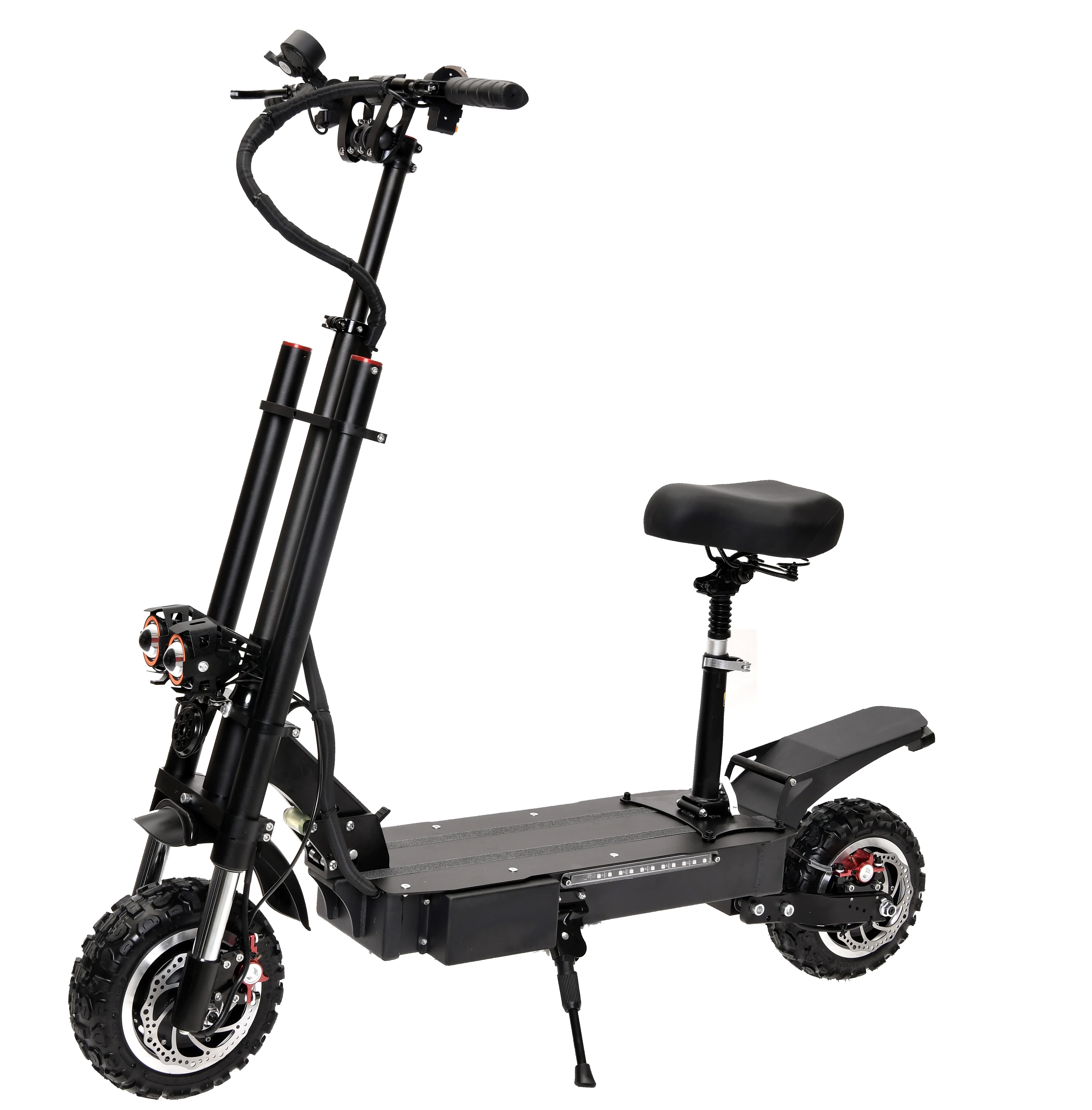 

Waibos 2021 Powerful New style 60v 8000w 7000w dual motor 13 inch fat tire electric scooter foldable 2 wheels e scooter