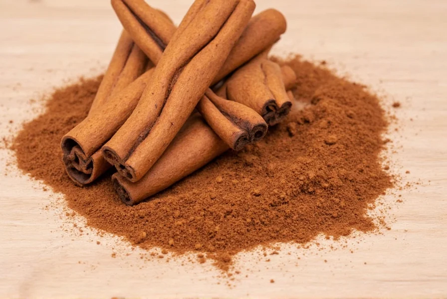 Comparison of Cassia and Ceylon cinnamon sticks
