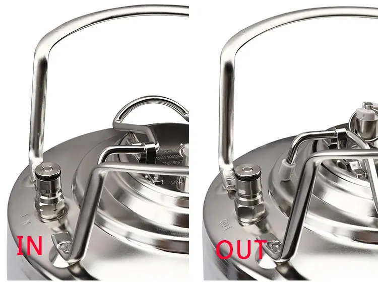 5 Gallon 19l Ball Lock Keg Corney Style Beer Keg Stainless Steel Pepsi Soda Cornelius Keg With