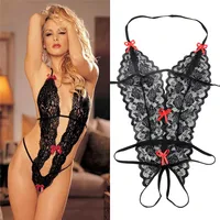 

wholesale erotic G-string underwear women transparent lace sexy lingerie set