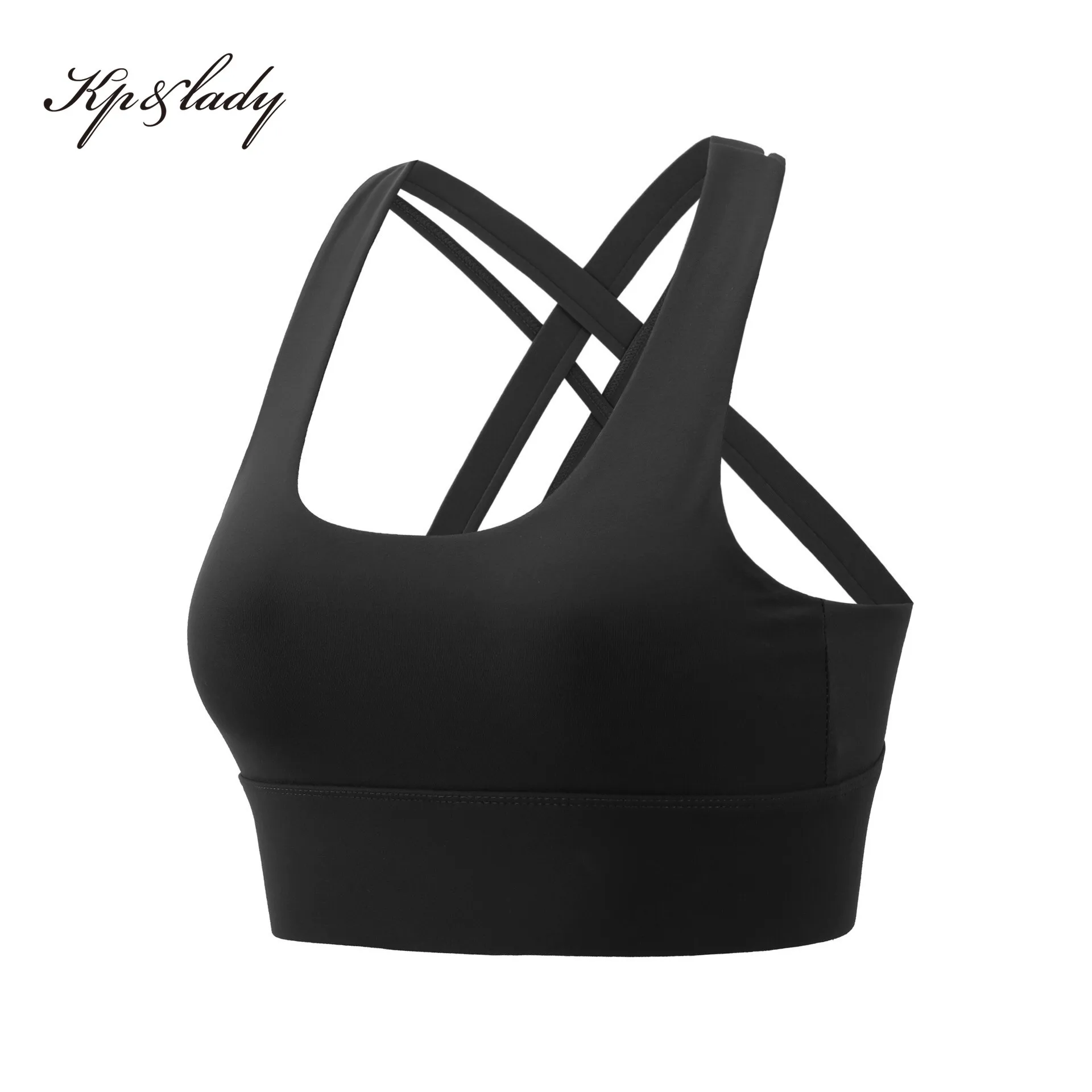 

Beautiful back sports bra vest type no steel ring sweat-absorbent shockproof gathered yoga sports underwear